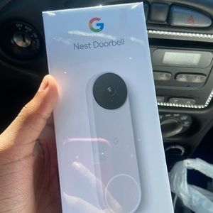 Google Nest Doorbell Battery in Snow